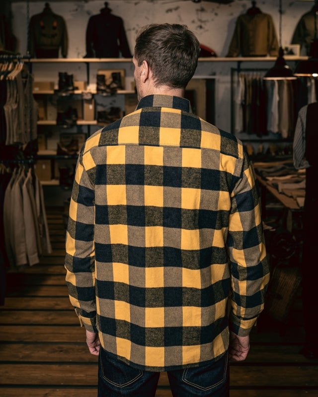 1943 CPO Shirt Buffalo yellow flannel - Raw Denim