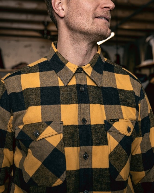 1943 CPO Shirt Buffalo yellow flannel - Raw Denim