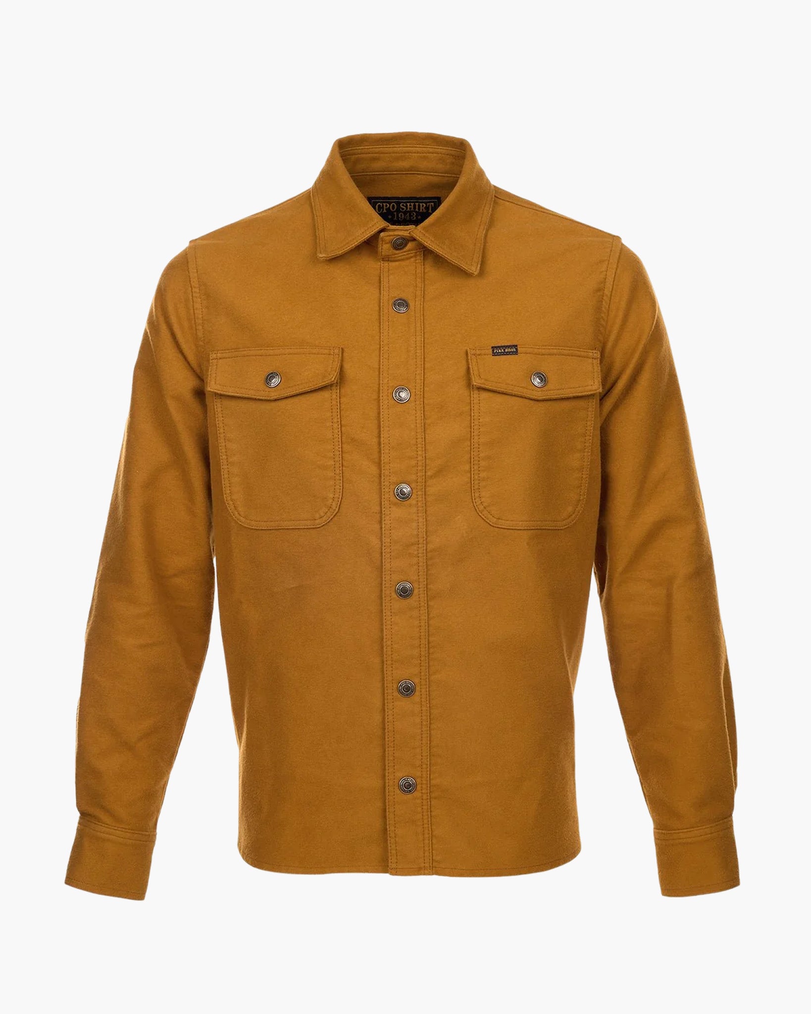 1943 CPO SHIRT - Moleskin Mustard - Raw Denim