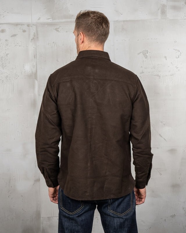 1943 CPO Shirt Moleskin Soil Brown - Pike Brothers - Raw Denim