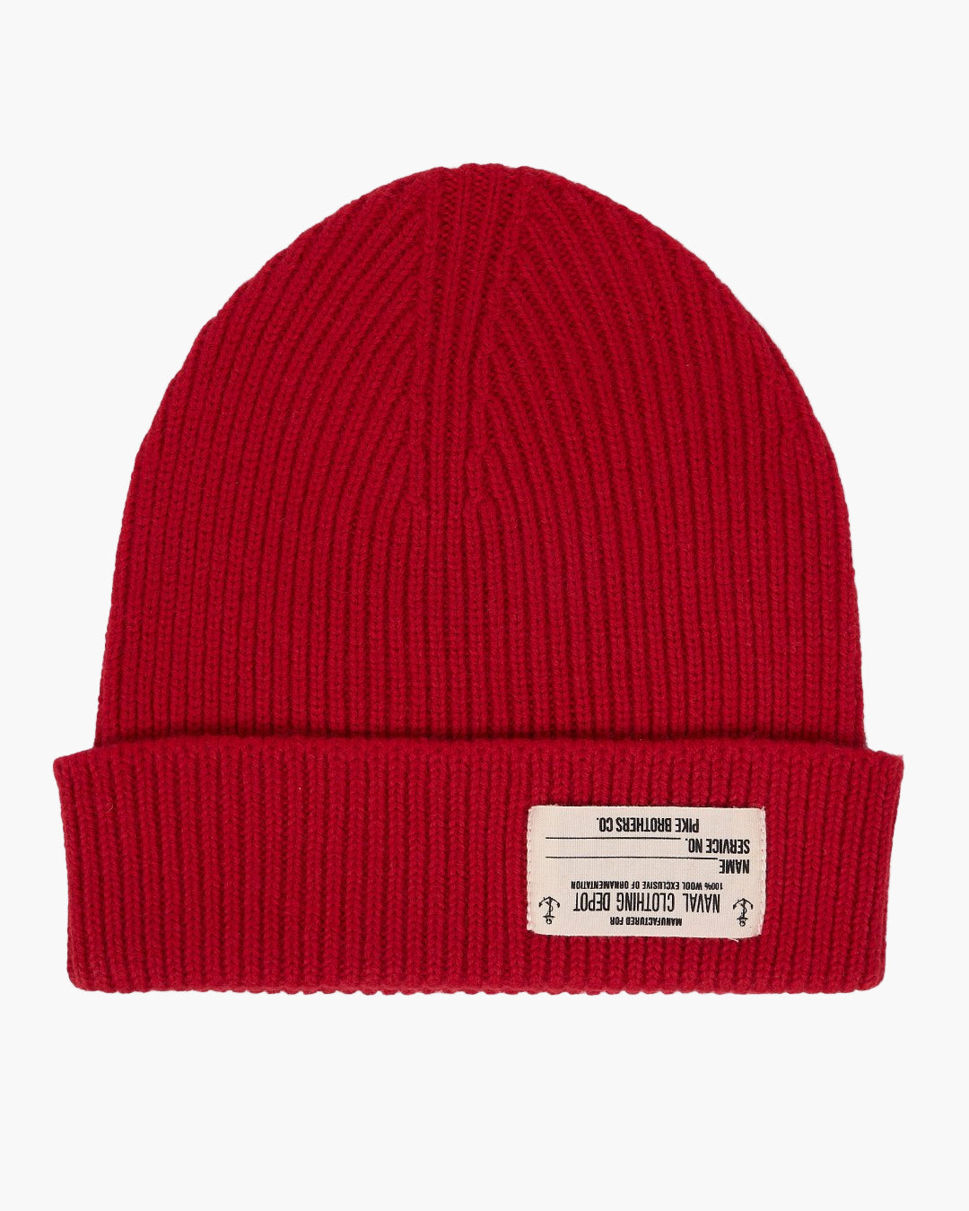 1944 USN WATCH CAP - Dark Red - Raw Denim