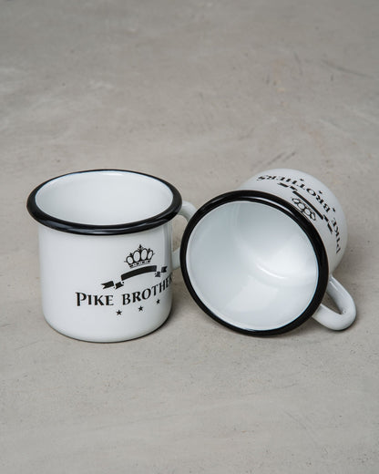 1951 PB ENAMEL MUG - White - Raw Denim