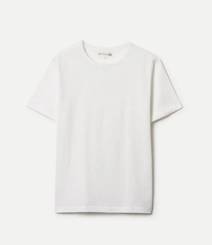 215 LOOPWHEELED CLASSIC FIT T - SHIRT - White - Raw Denim