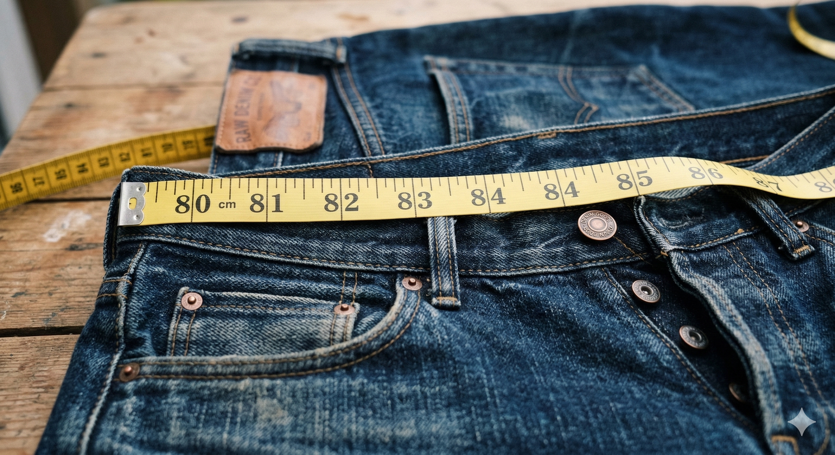 Last inn video: A video that explaines how to measure and find the right size of jeans.