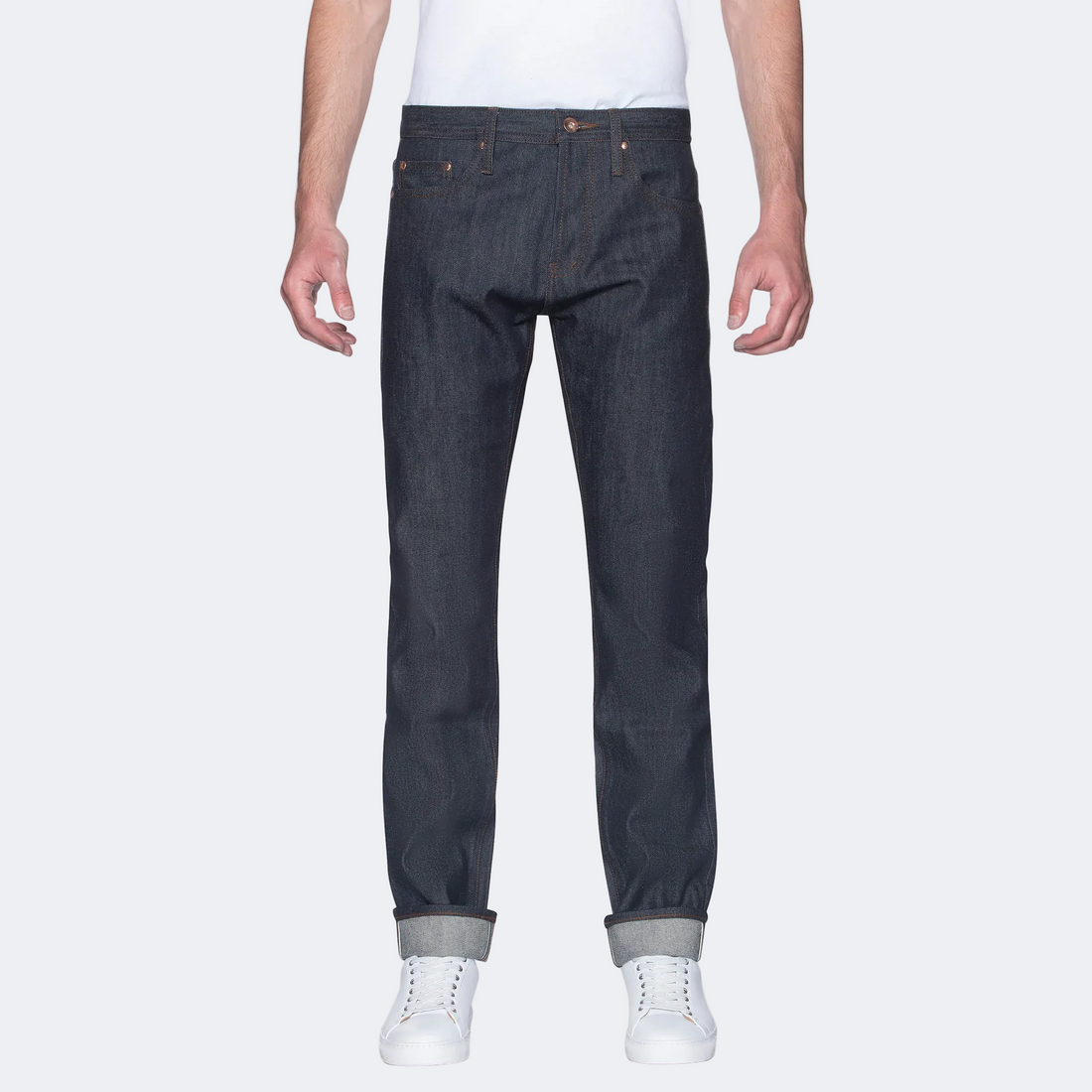 UB201 Indigo Rigid Raw Selvedge Denim - Tapered Fit 14.5 oz