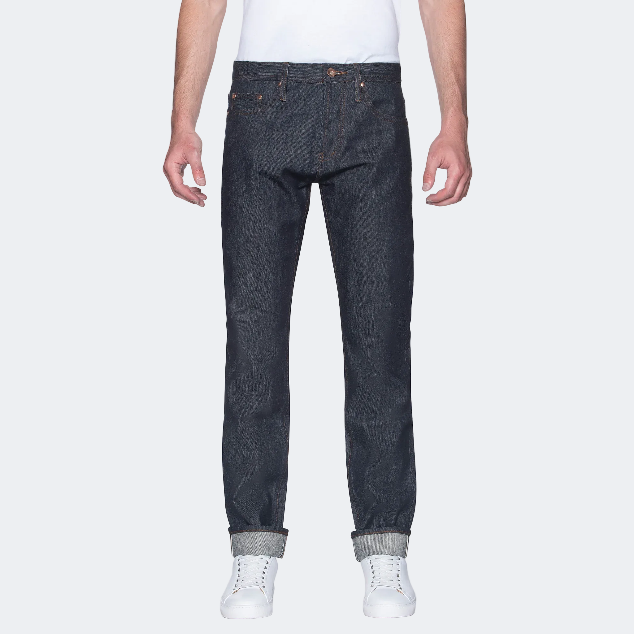UB201 Indigo Rigid Raw Selvedge Denim - Tapered Fit 14.5 oz