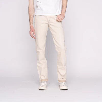 ALL NATURAL ECRU FOXFIBRE® SELVEDGE - Weird Guy 13.6oz - Raw Denim