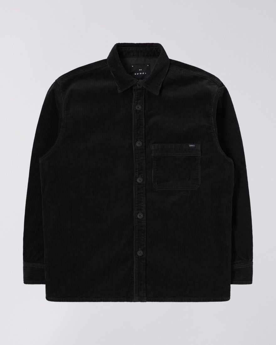 ANDER SHIRT LS - Black - Raw Denim