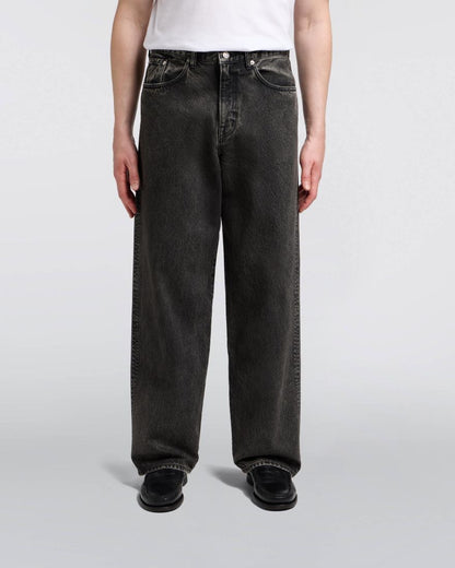 Black - Mid Dark Used - Wide Pant - Raw Denim