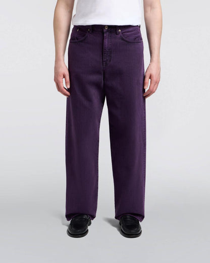 Black - Purple Overdyed - Wide Pant - Raw Denim