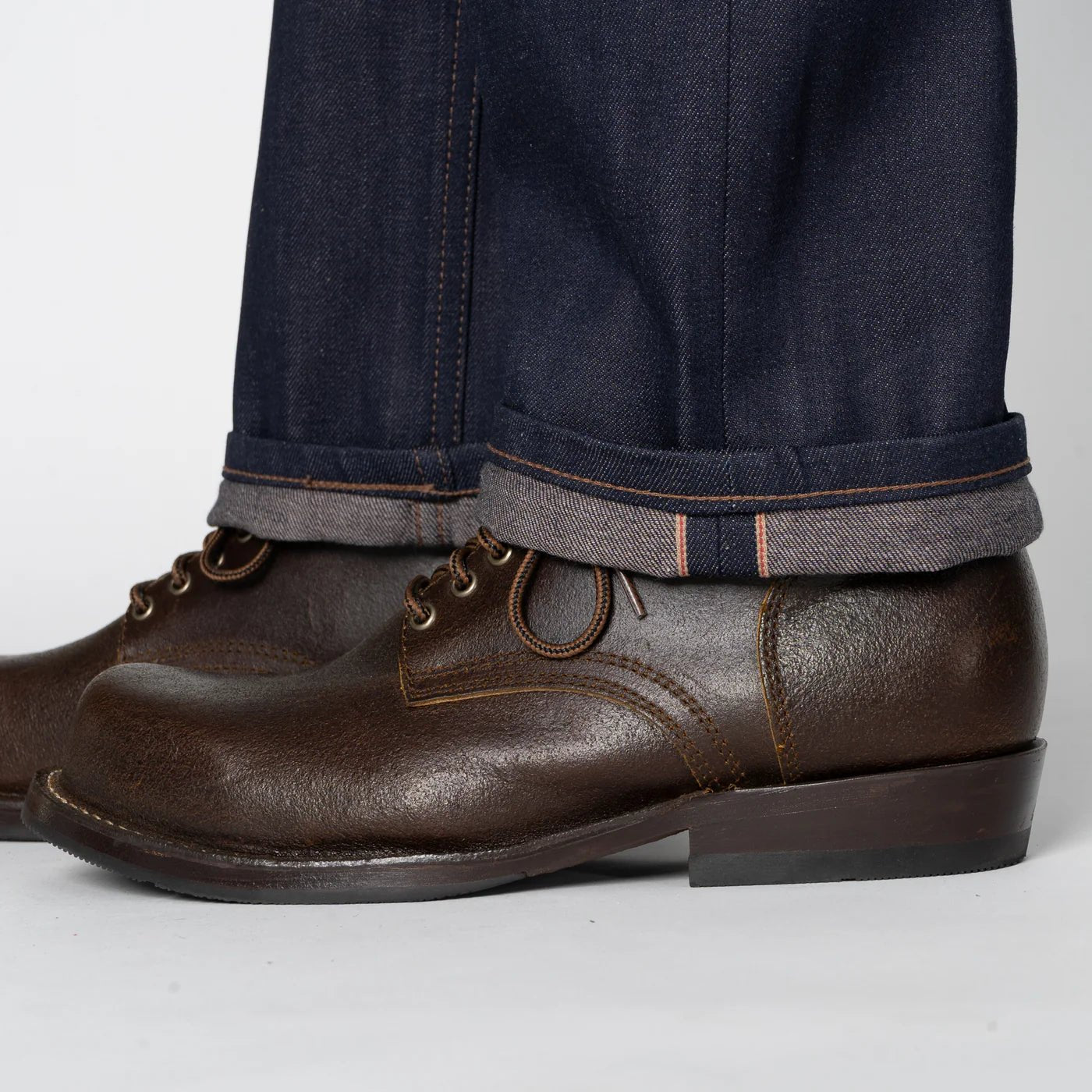 COFFEE DYE SELVEDGE - True Guy 12.5 oz - Raw Denim