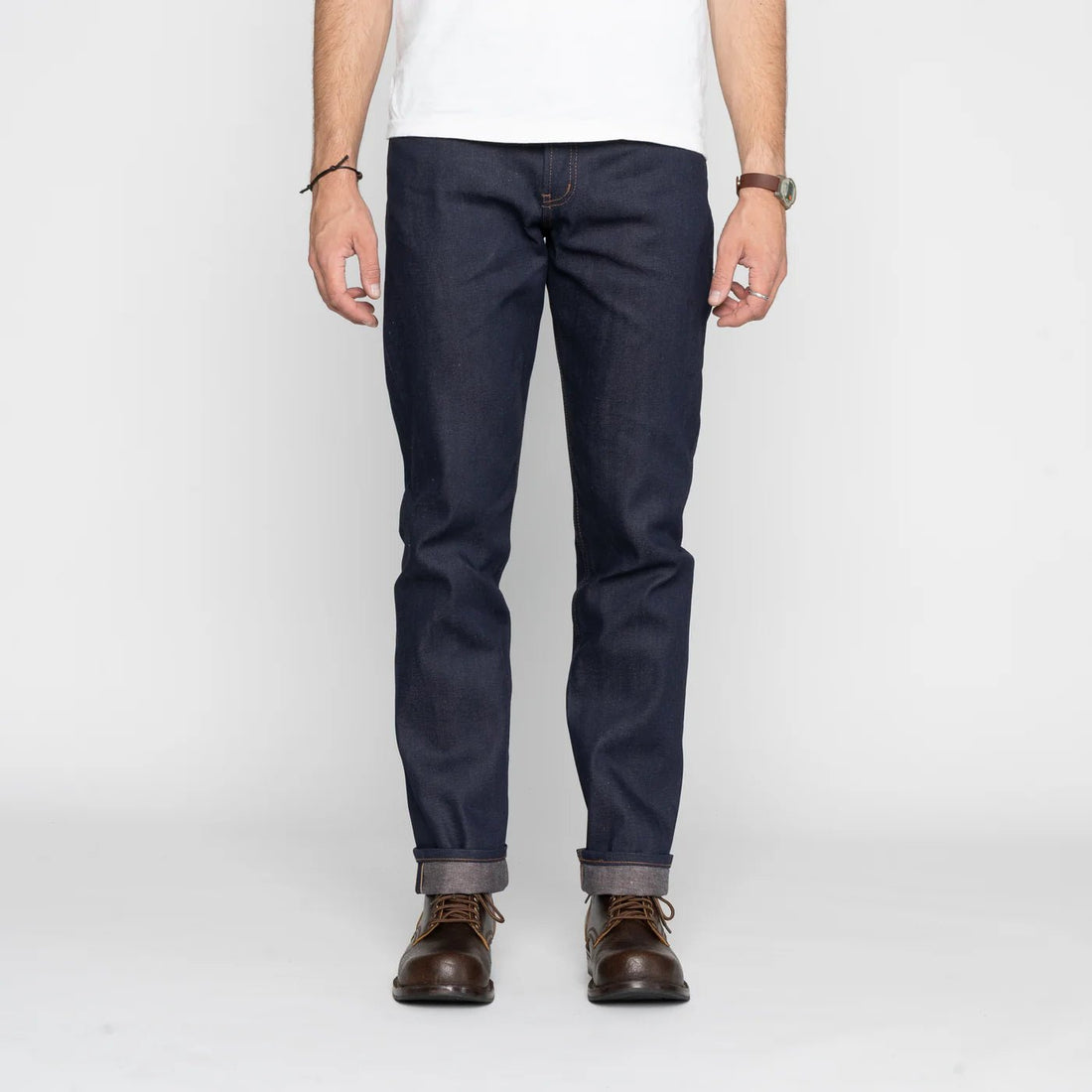COFFEE DYE SELVEDGE - Weird Guy 12.5 oz - Raw Denim