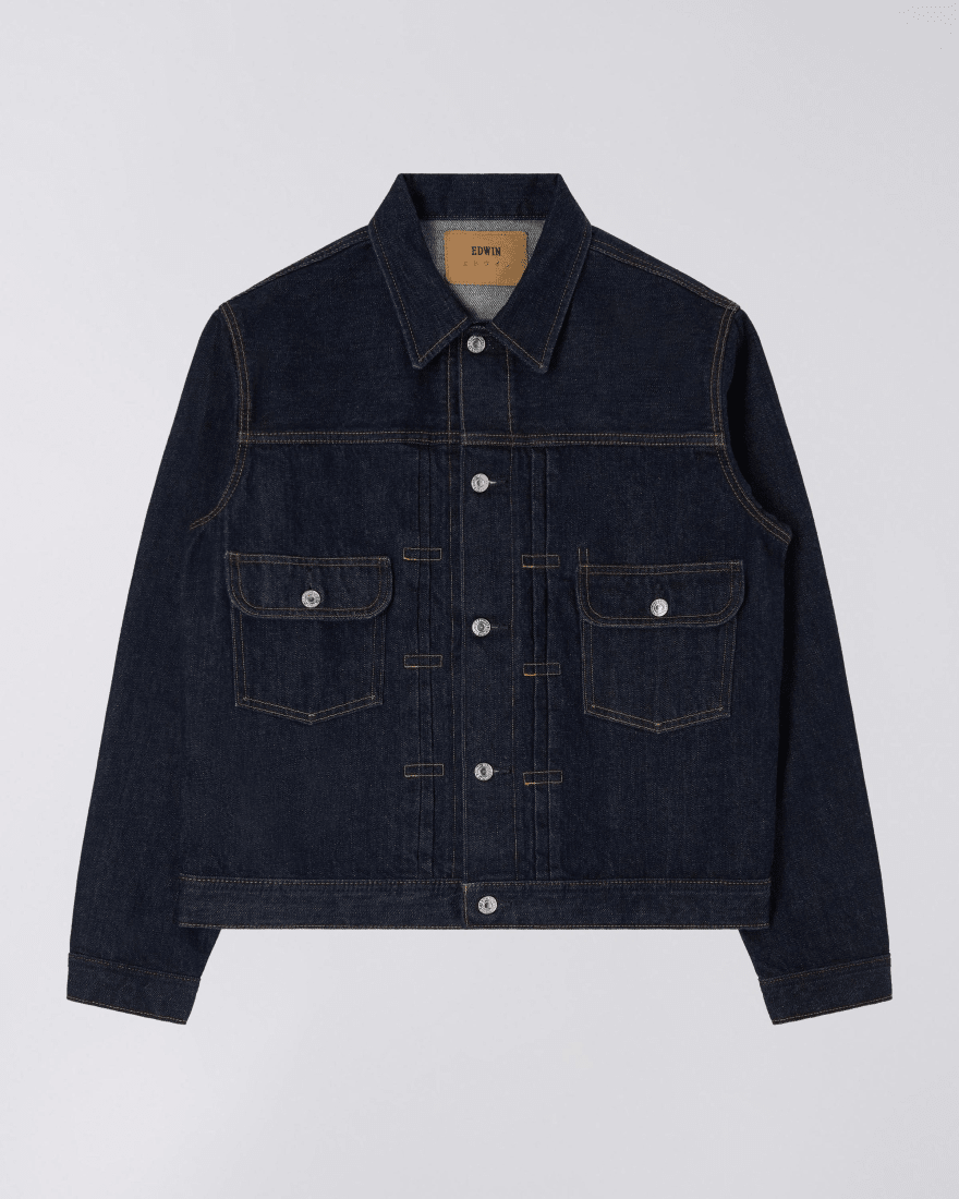 DENIM JACKET - Blue - Raw Denim