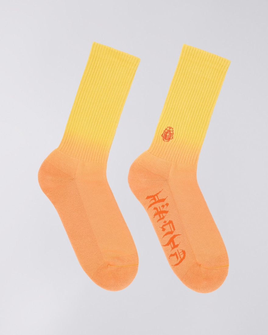 Dip Dye Socks - Iceland Poppy - EDWIN - Raw Denim