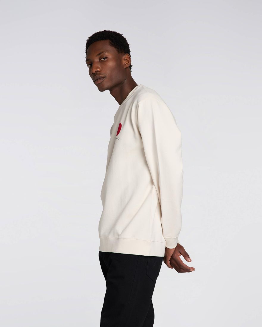 EDWIN Japanese Sun Sweat - White Pepper - Vintage Jeans