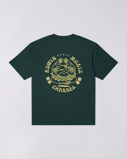 EDWIN MUSIC CHANNEL T-Shirt - Green Gables - Raw Denim