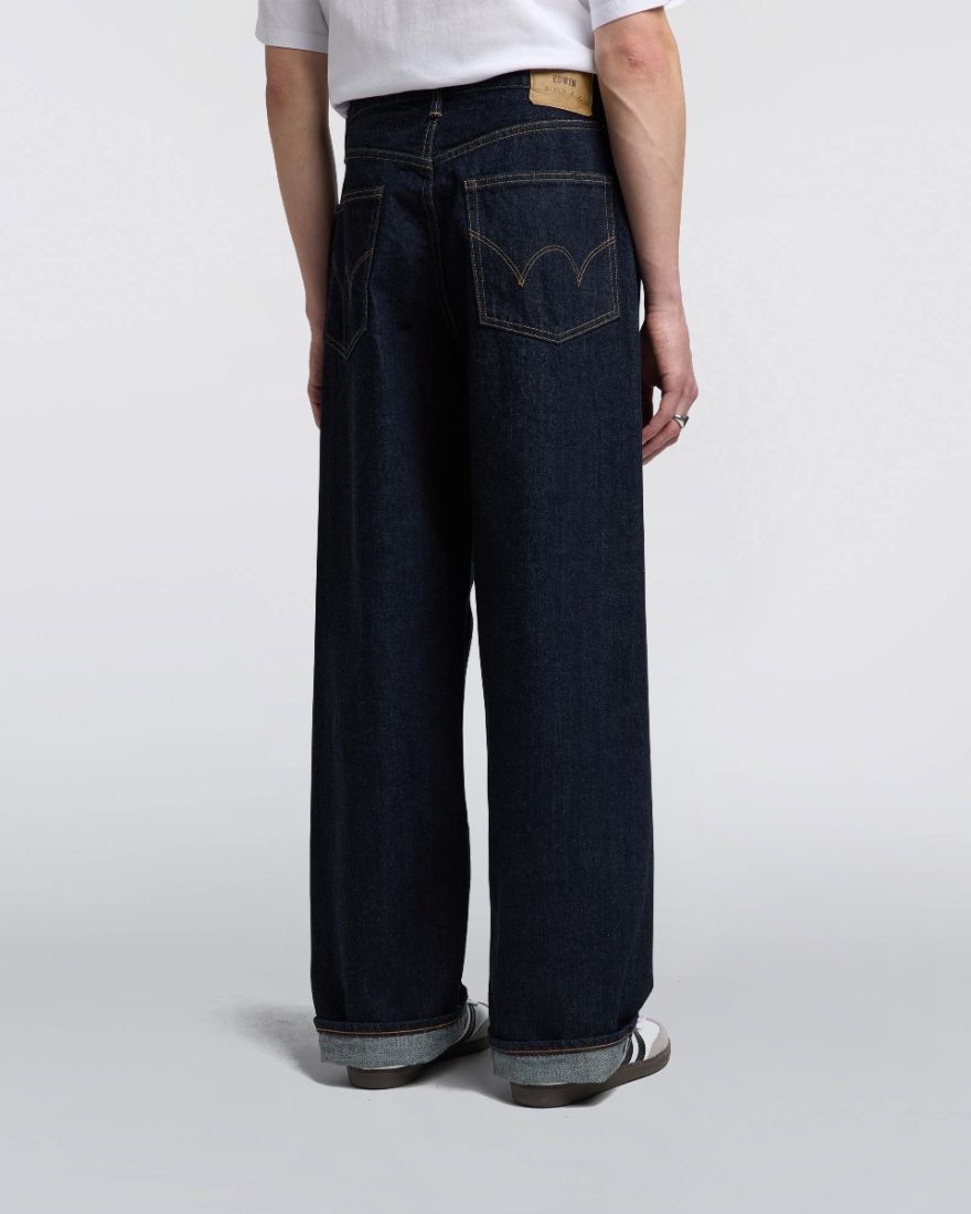 EDWIN - Wide Pant - Blue Rinsed selvedge - Vintage Jeans