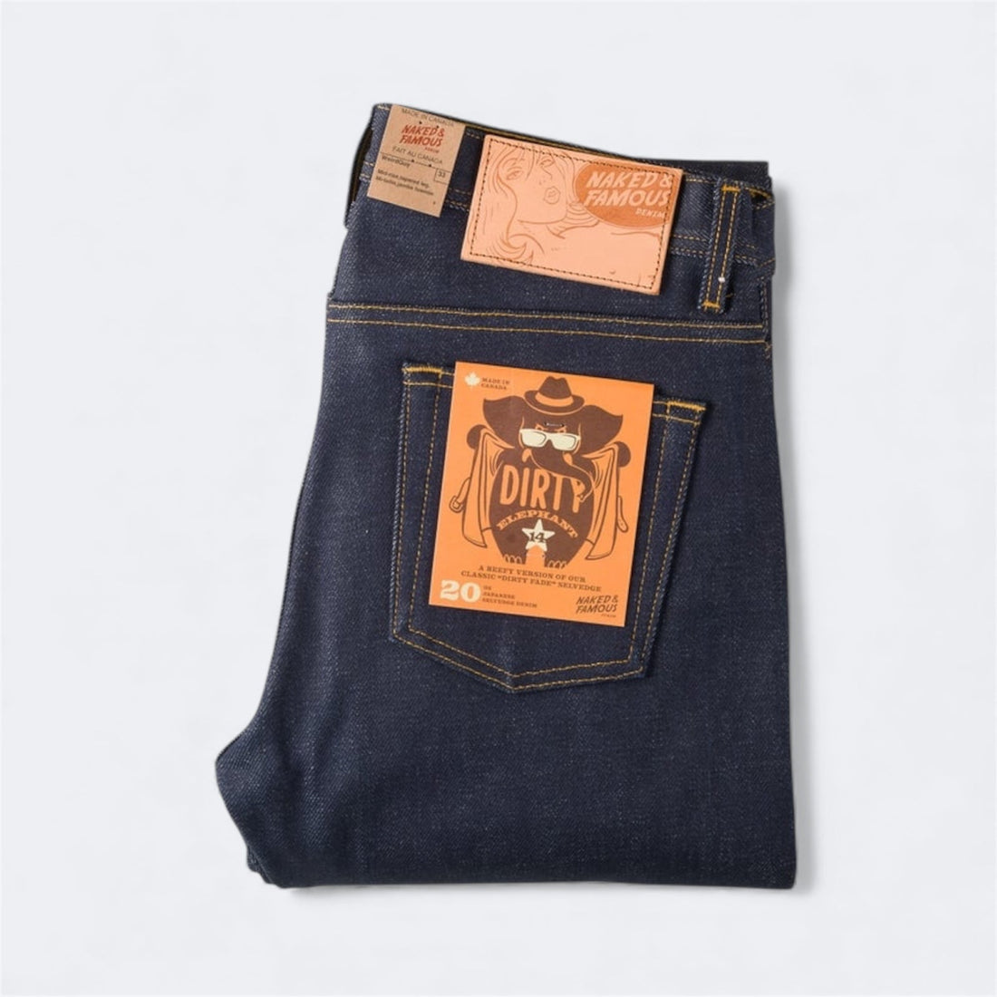 ELEPHANT 14 Dirty Elephant - True Guy 20 oz - Raw Denim