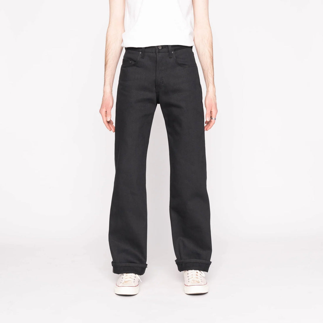 FOREVER BLACK SELVEDGE - Strong Guy 12.5oz - Raw Denim