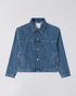 FREELAND JACKET - Blue Mid Stone Wash - Raw Denim