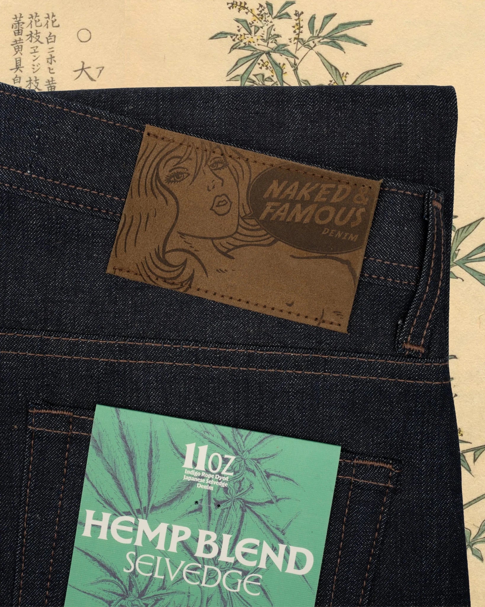 HEMP BLEND SELVEDGE - True Guy 11oz - Raw Denim