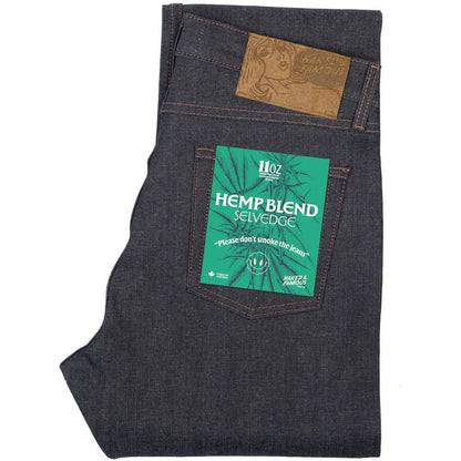 HEMP BLEND SELVEDGE - True Guy 11oz - Raw Denim