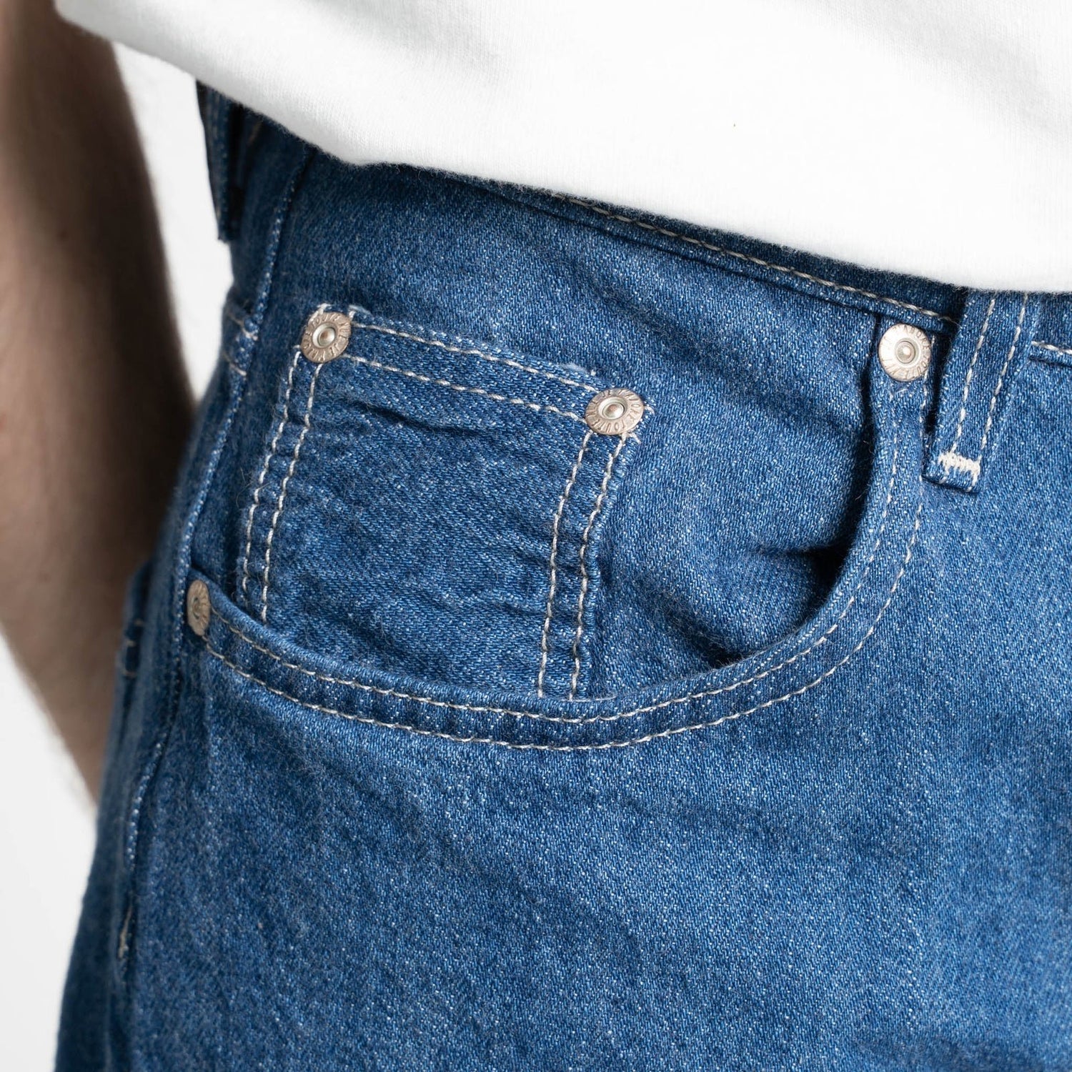 HIGH NOON SELVEDGE - Strong Guy 10oz - Raw Denim