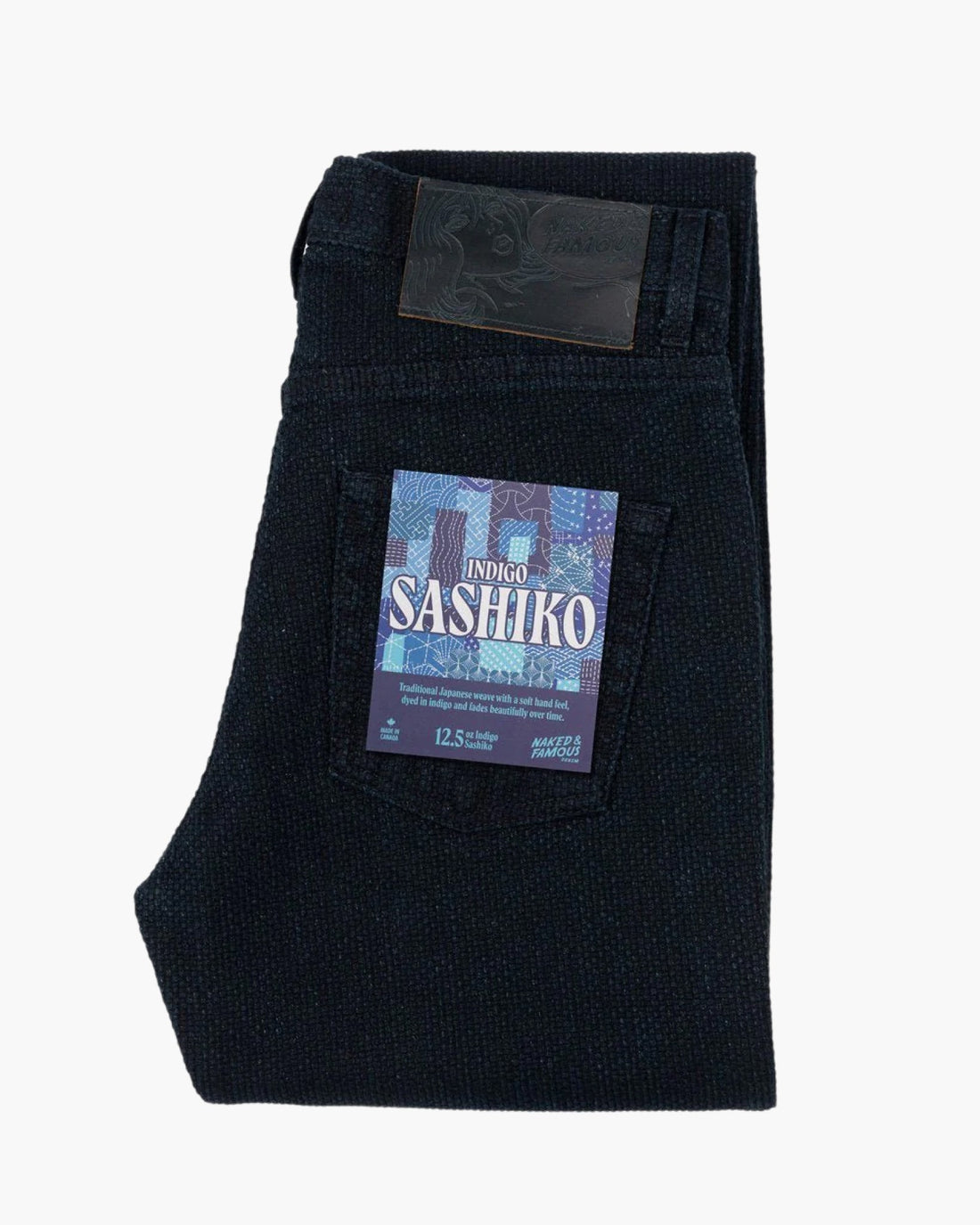 INDIGO SASHIKO - Weird guy 12.5oz - Raw Denim