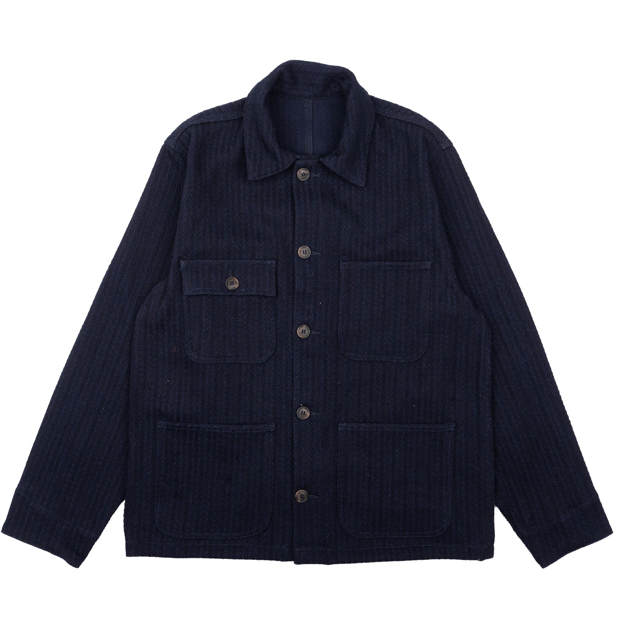 INDIGO SUGIAYA - Chore Coat - Raw Denim