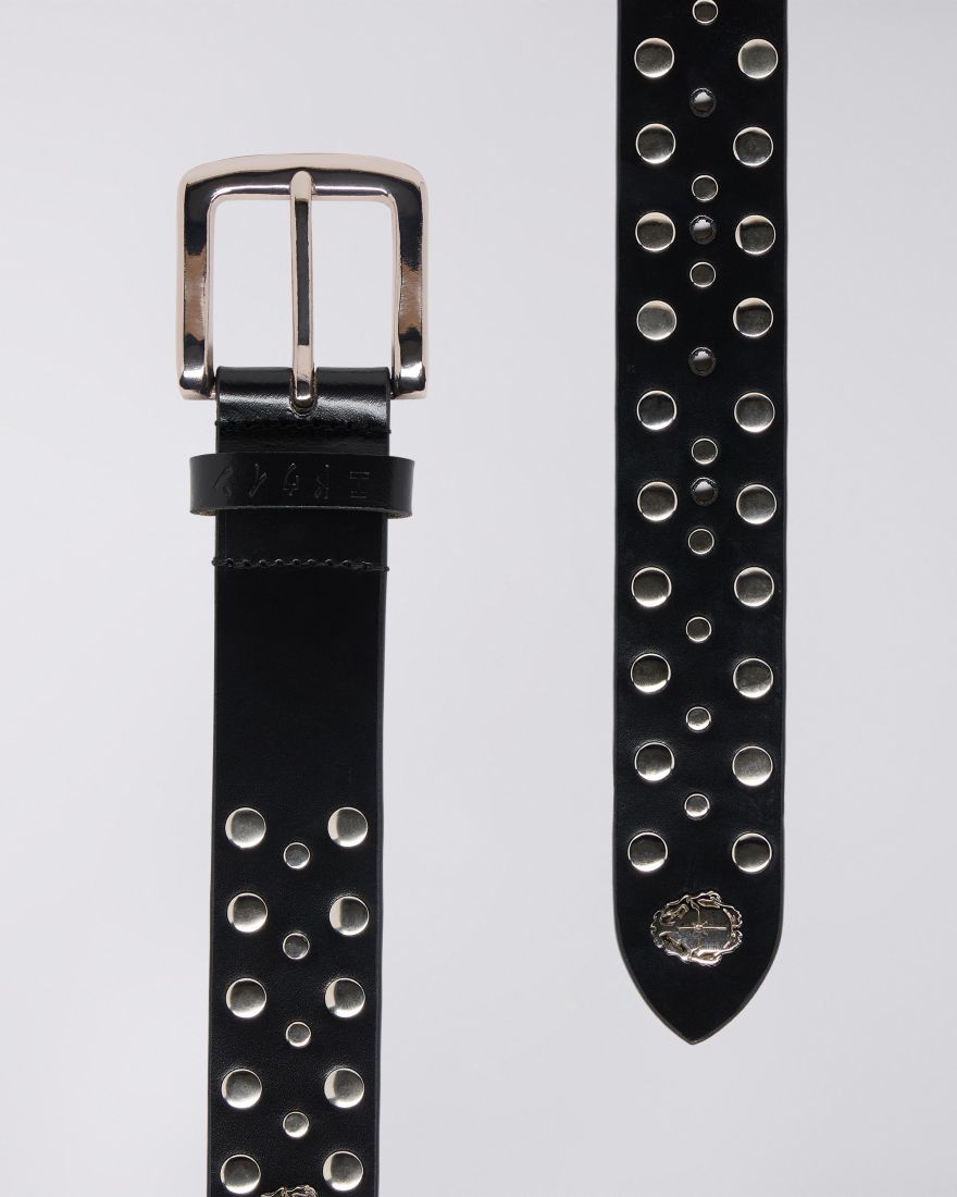 JOE BELT - Black - Raw Denim
