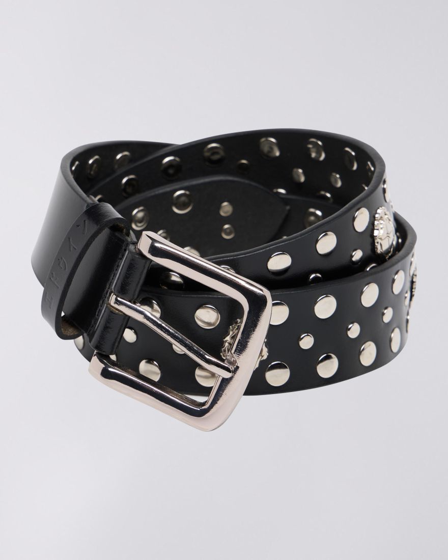 JOE BELT - Black - Raw Denim