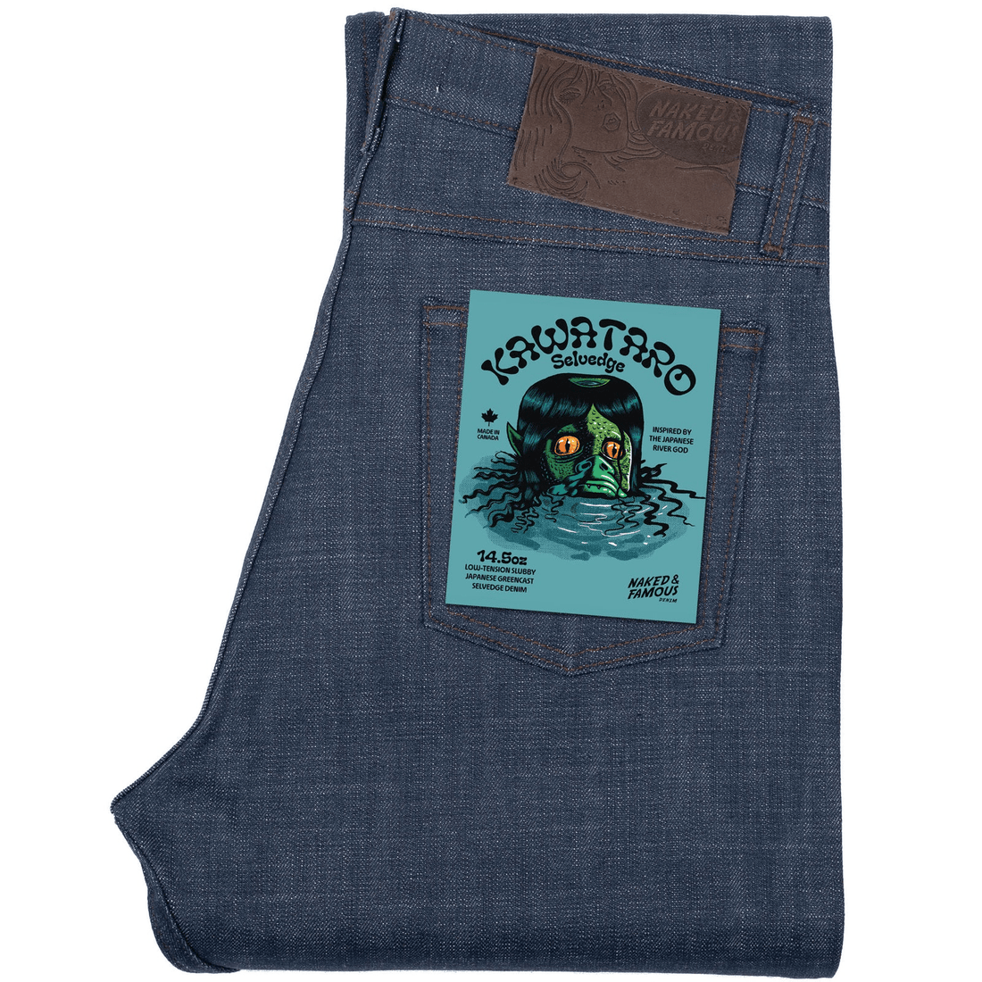 KAWATARO SELVEDGE - Weird Guy 14.5 oz - Raw Denim
