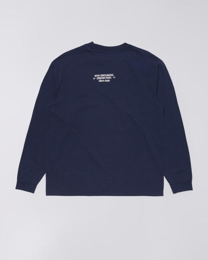 LAID BACK LEAGUE T - SHIRT LS - Maritime Blue - Raw Denim
