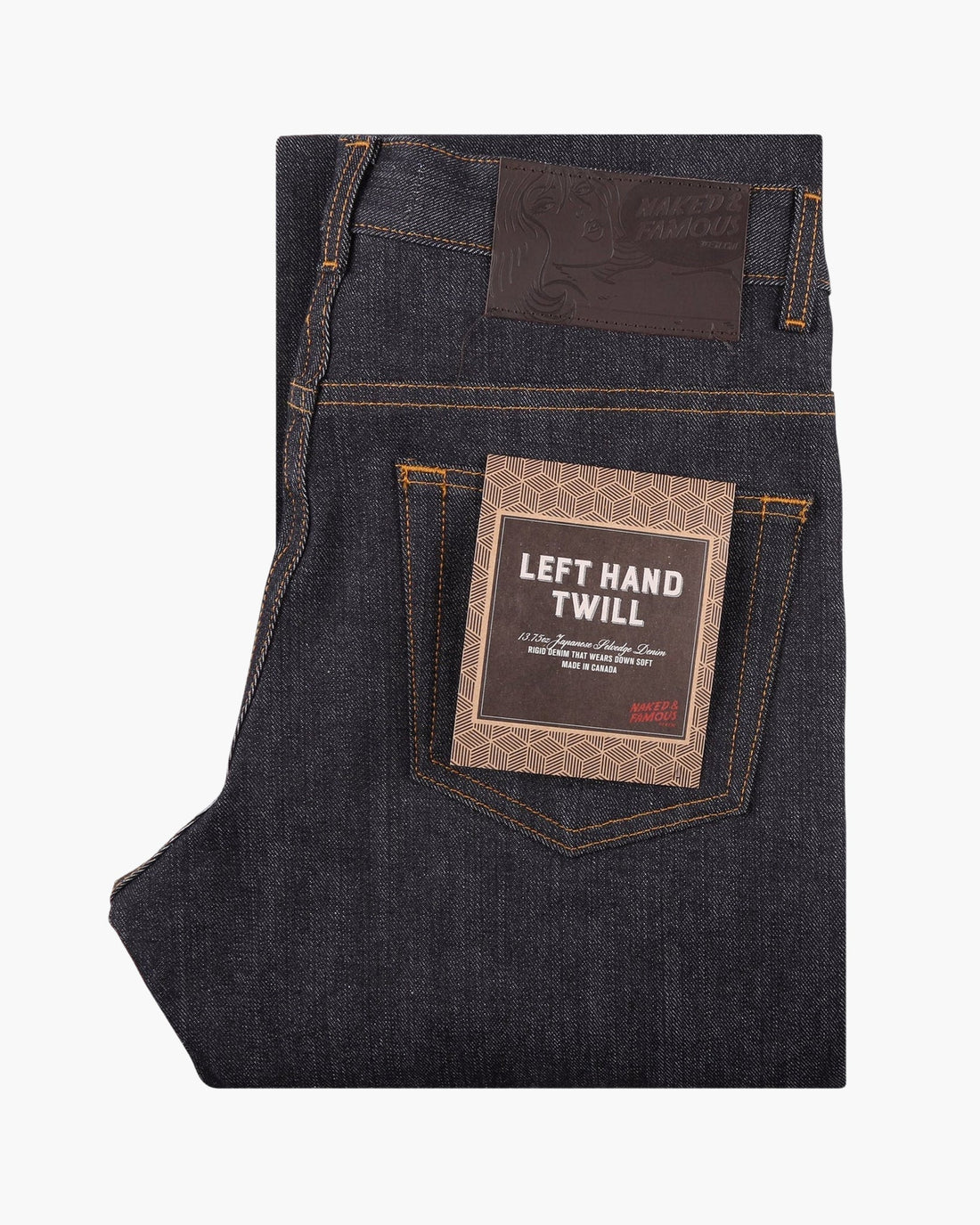 LEFT HAND TWILL - Groovy Guy 13.75oz - Raw Denim