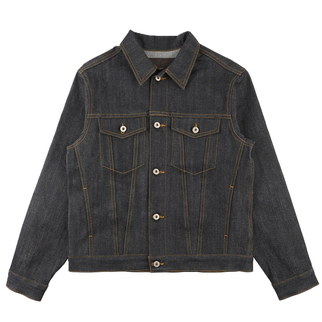 LEFT HAND TWILL SELVEDGE - Denim jacket 13.75oz - Raw Denim