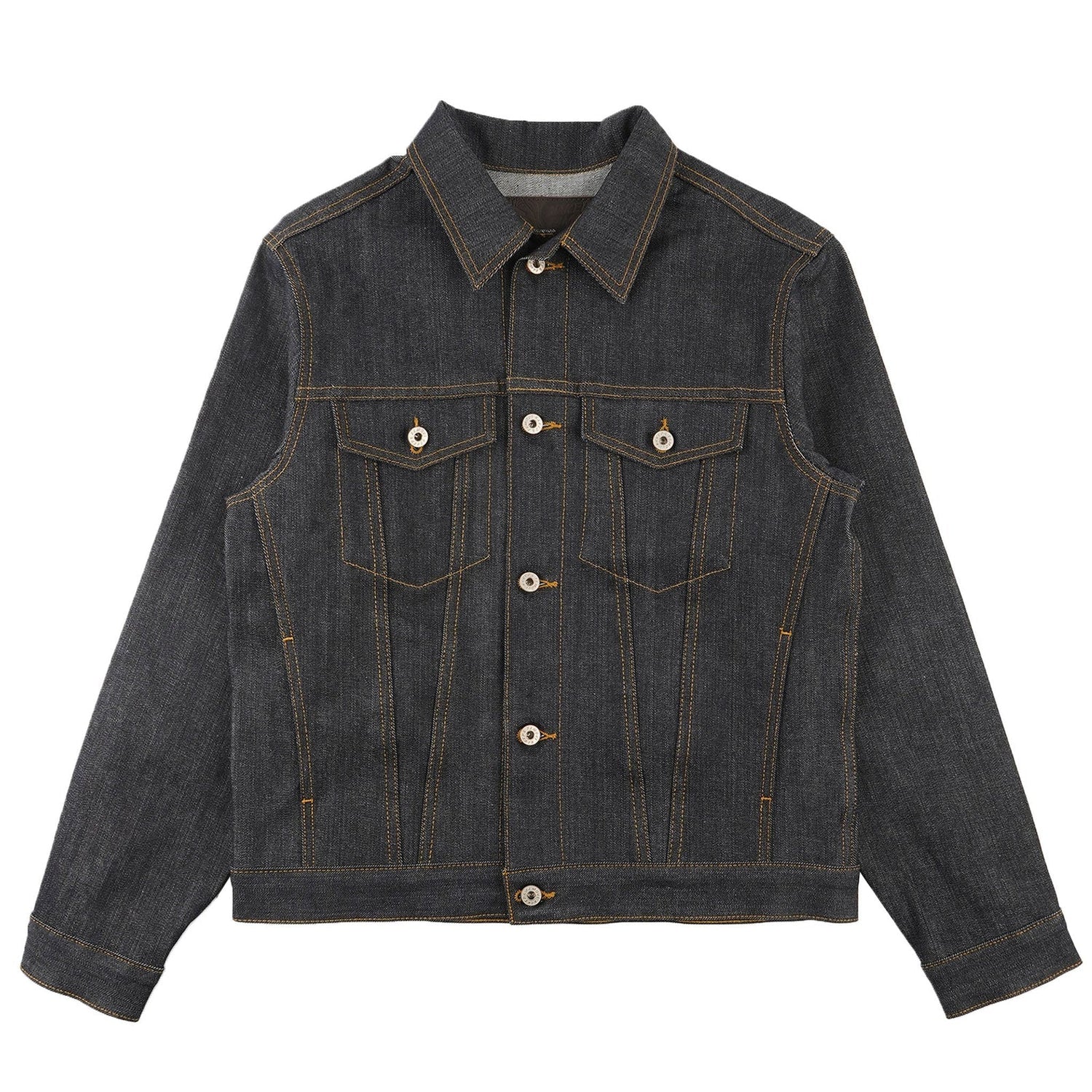 LEFT HAND TWILL SELVEDGE - Denim jacket 13.75oz - Raw Denim