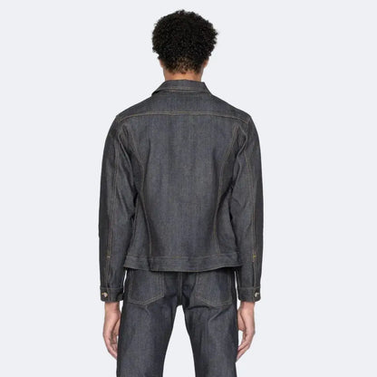 LEFT HAND TWILL SELVEDGE - Denim Jacket13.75oz - Raw Denim