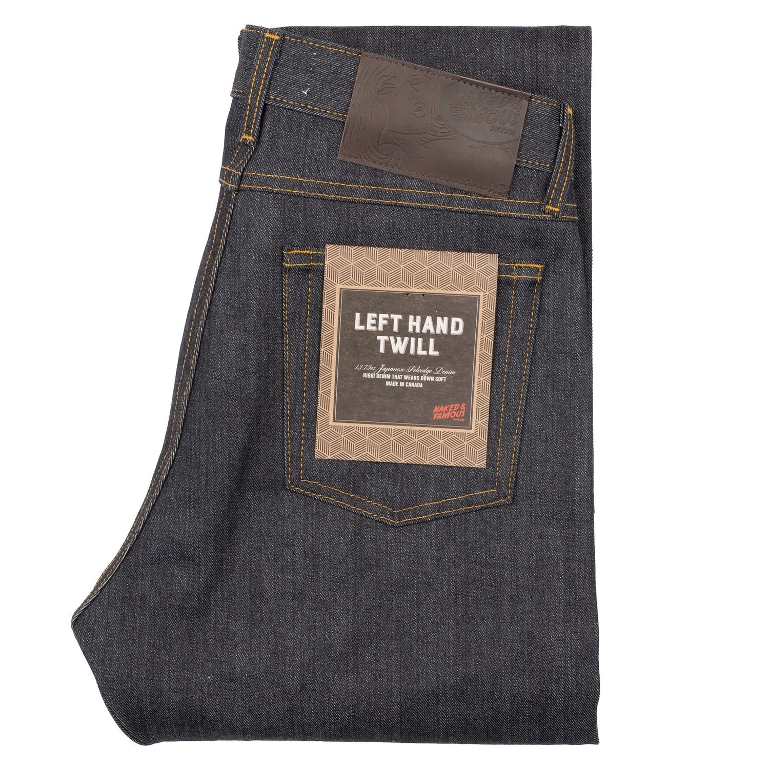 LEFT HAND TWILL - True Guy 13.75 oz - Raw Denim