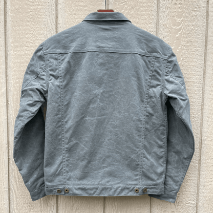 LEGENDS RIDER COAT - Charcoal Walking Rock Lining - Raw Denim