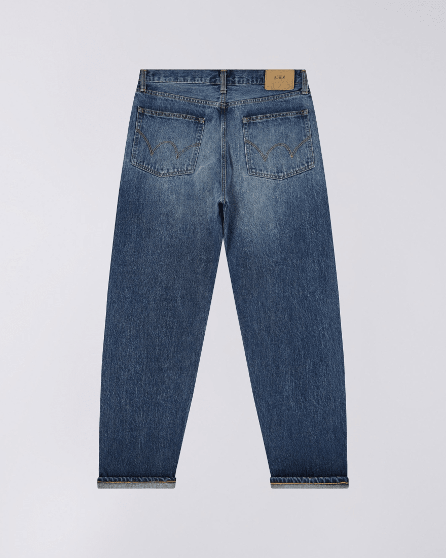LOOSE JEANS - Blue Dark Used - Raw Denim