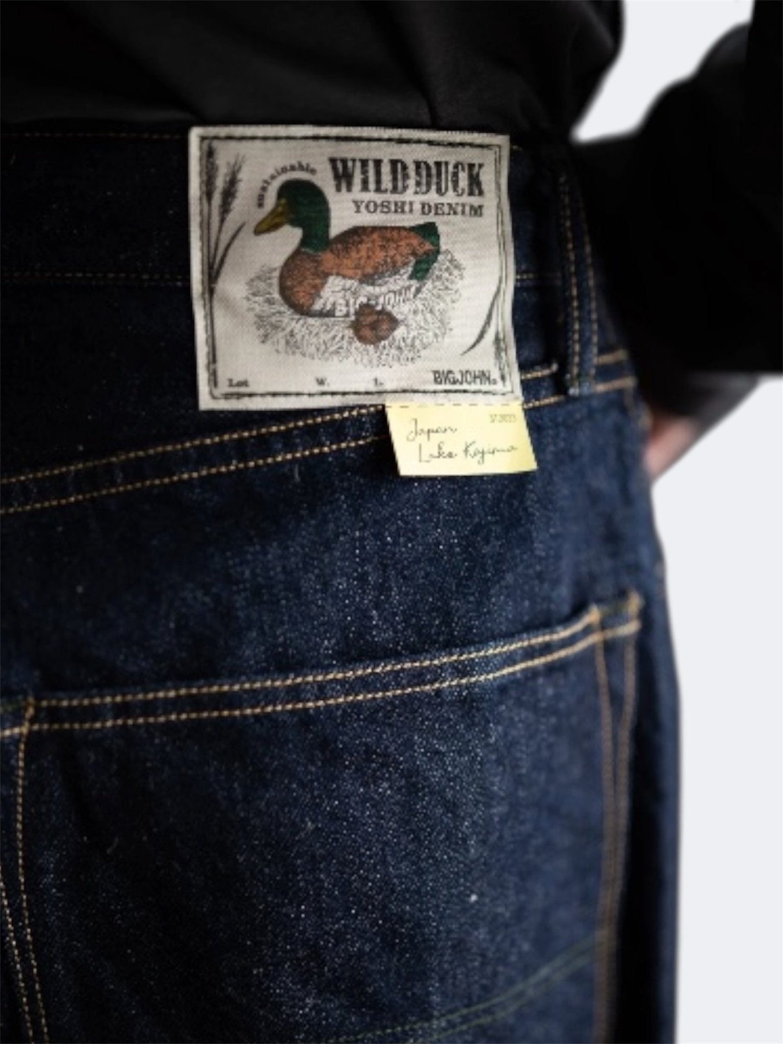 M1011RC (001) YOSHIDENIM WILD DUCK JEANS - Raw Denim