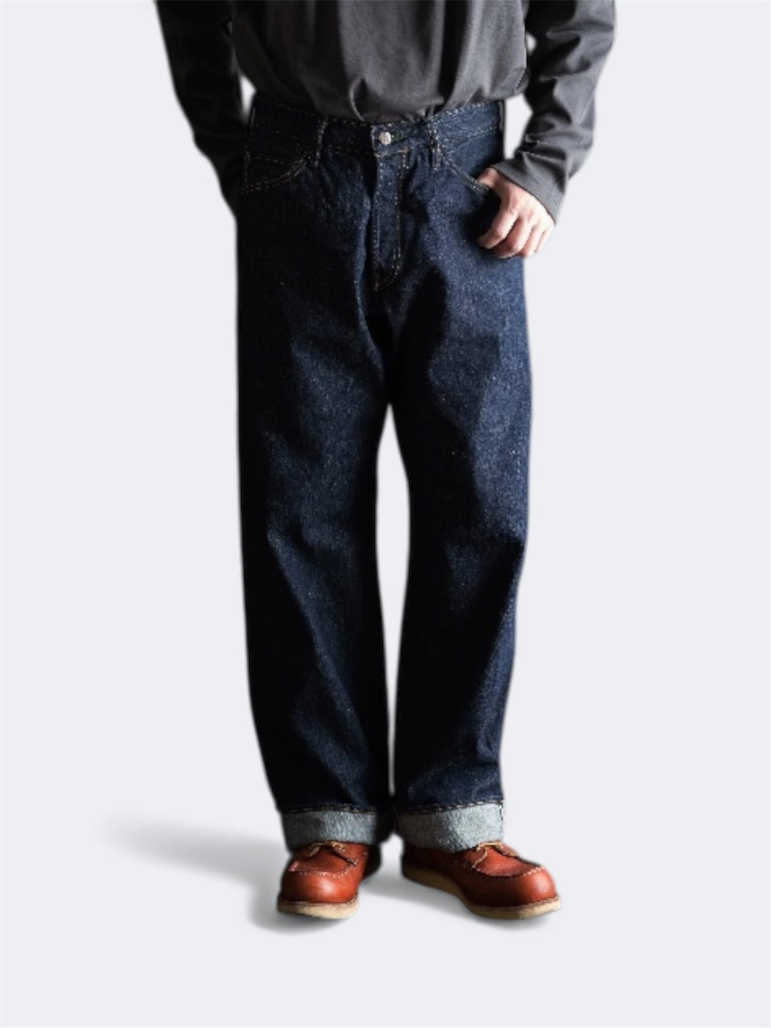 M1011RC (001) YOSHIDENIM WILD DUCK JEANS - Raw Denim