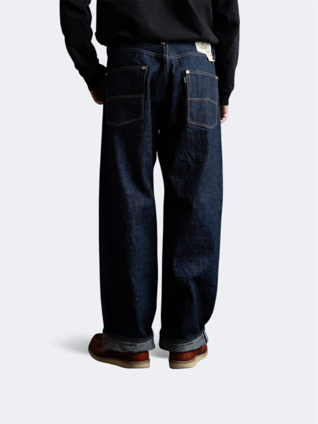M1012RC (001) GR LABEL WILD DUCK JEANS - Raw Denim