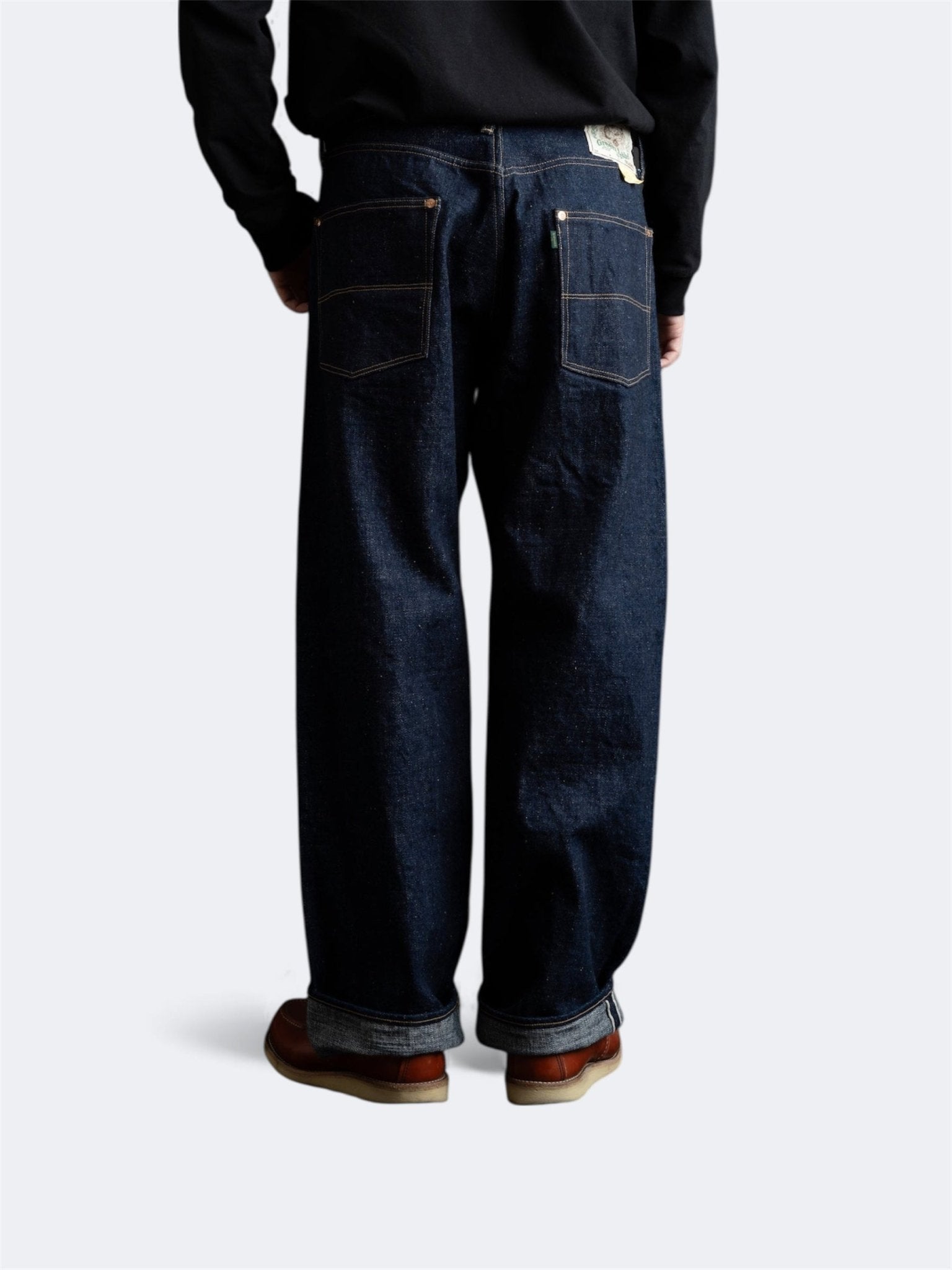M1012RC (001) GR LABEL WILD DUCK JEANS - Raw Denim