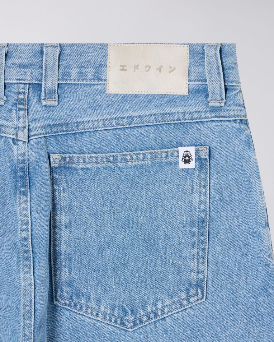 MATRIX PANT - Blue Heavy Bleach Wash - Raw Denim