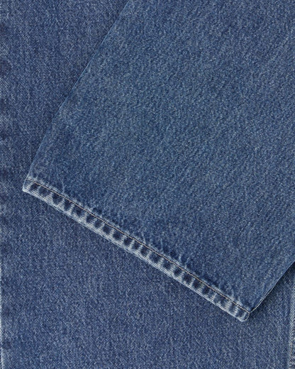 MATRIX PANT - Blue Mid Marble Wash - Raw Denim