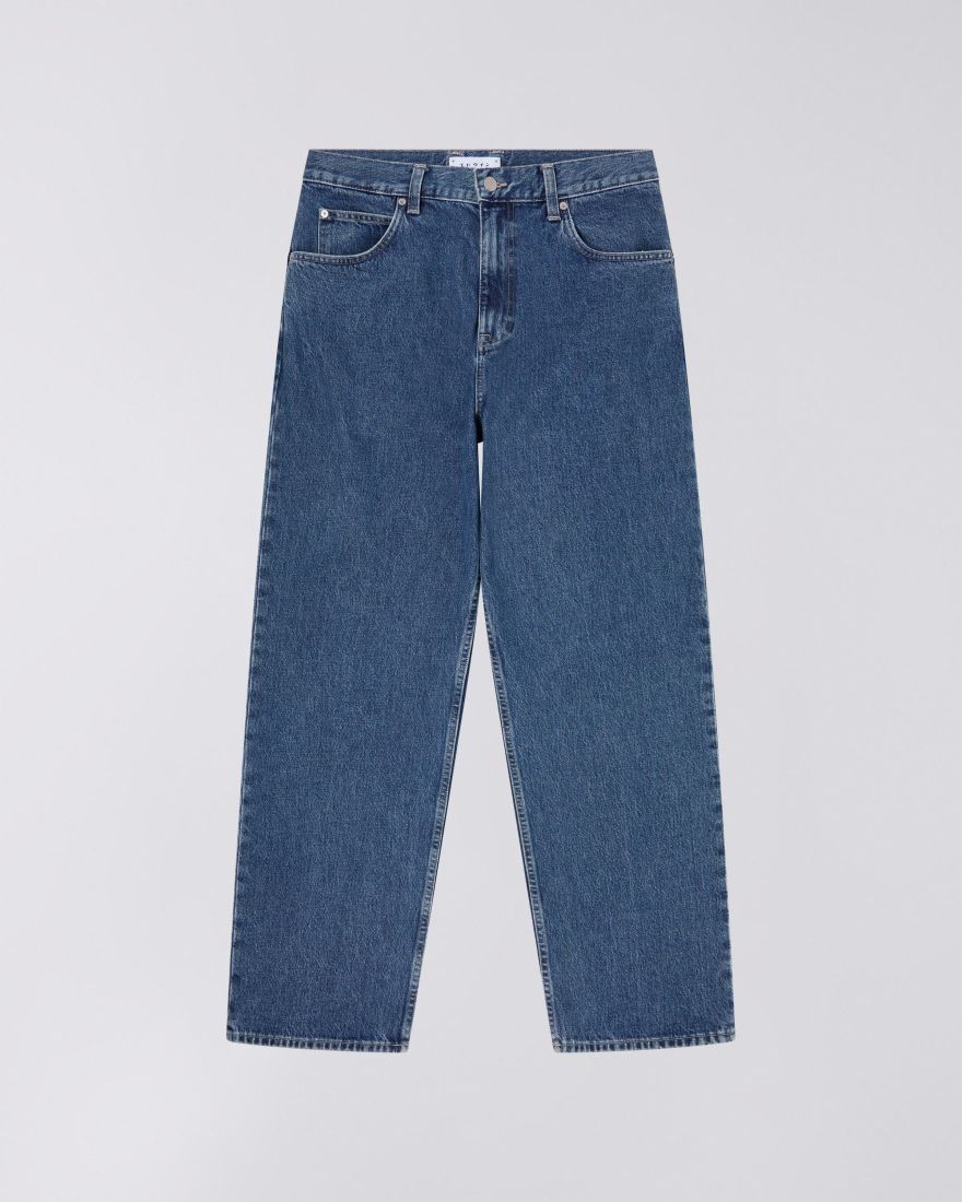 MATRIX PANT - Blue Mid Marble Wash - Raw Denim
