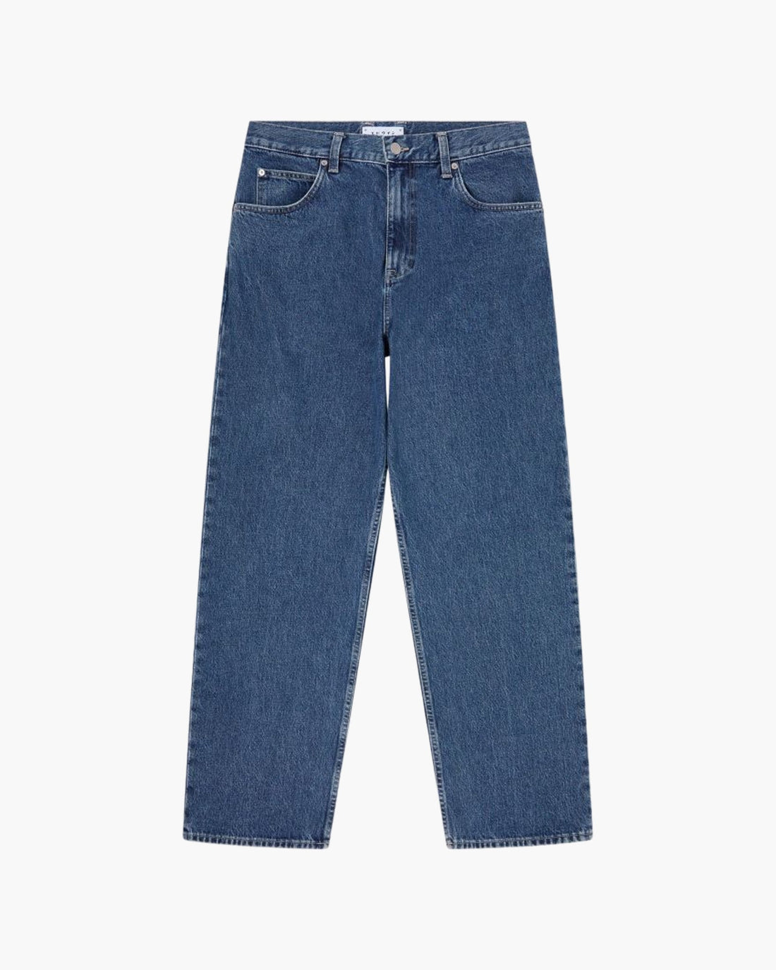 MATRIX PANT - Blue Mid Marble Wash - Raw Denim