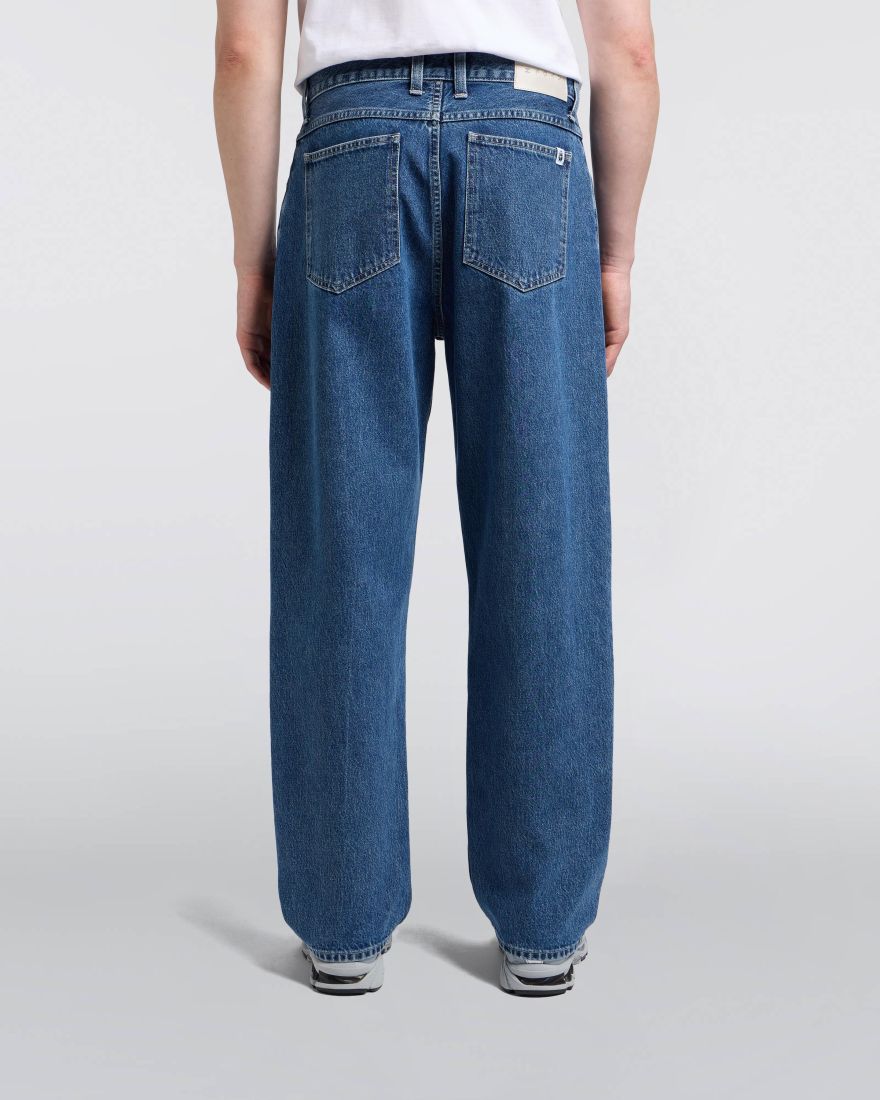 MATRIX PANT - Blue Mid Marble Wash - Raw Denim