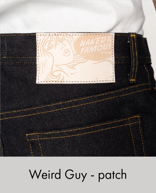 Naked &amp; Famous - All Natural Foxfibre® Selvedge 15 oz - Vintage Jeans